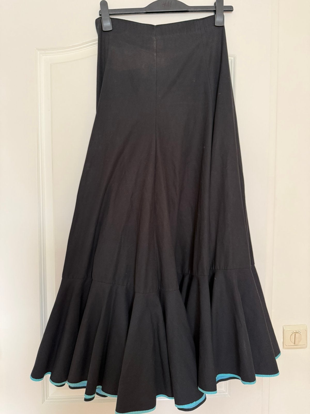 Flamenco rok, Maat 38/40 (M), Zwart, Ophalen of Verzenden, Gedragen