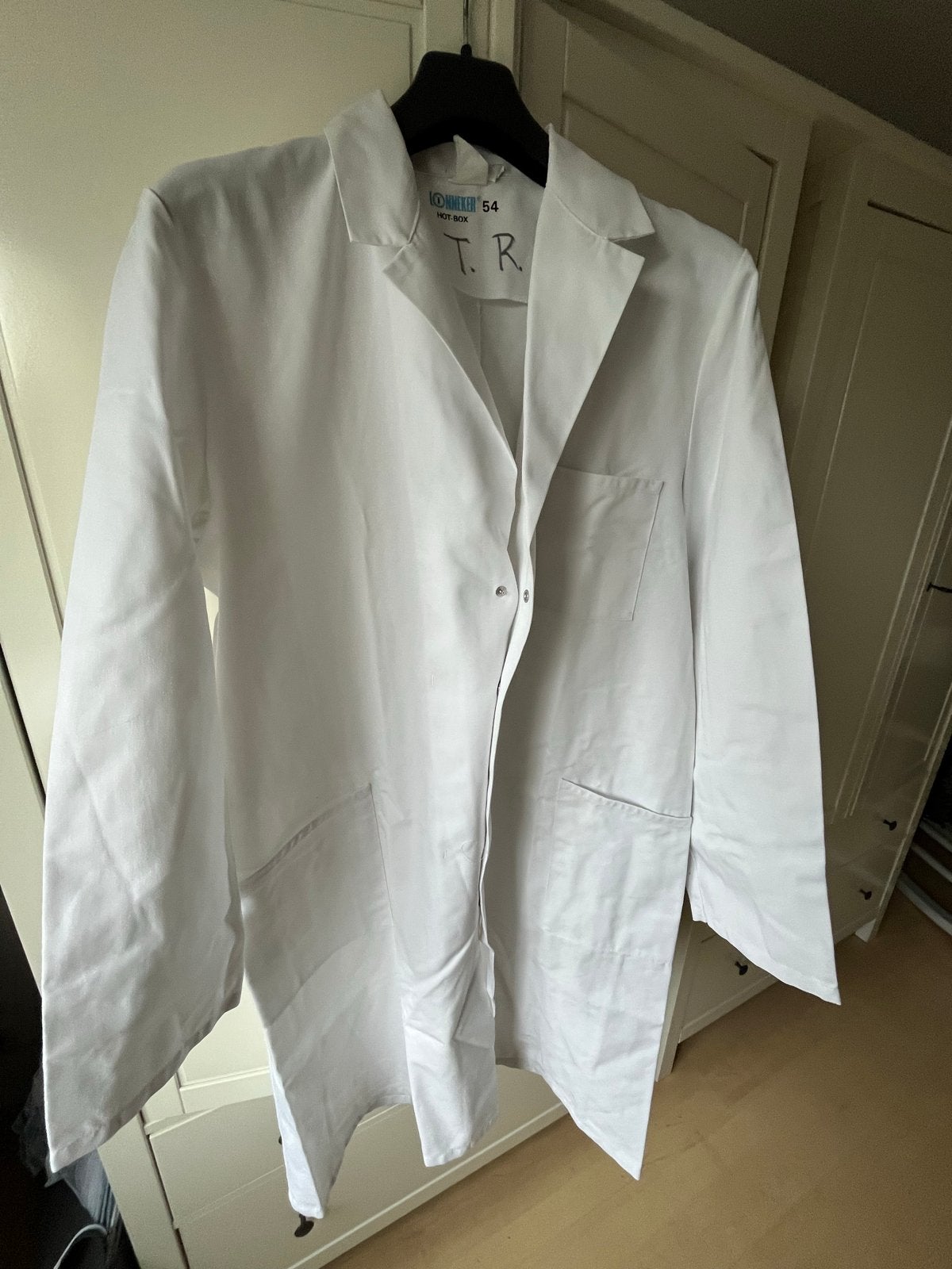 Witte laboratoriumjas - Maat 54, Kleding | Dames, Maat 46/48 (XL) of groter, Ophalen of Verzenden, Overige thema's, Kleding