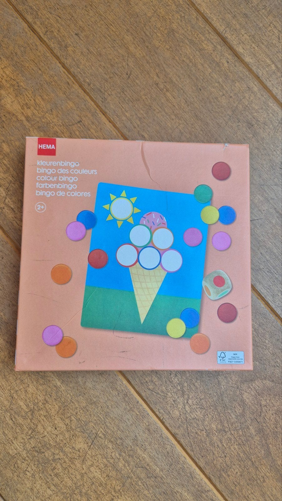 Hema Kleuren Bingo Spel voor Kinderen (2+), Ophalen of Verzenden, Zo goed als nieuw, Jongen of Meisje