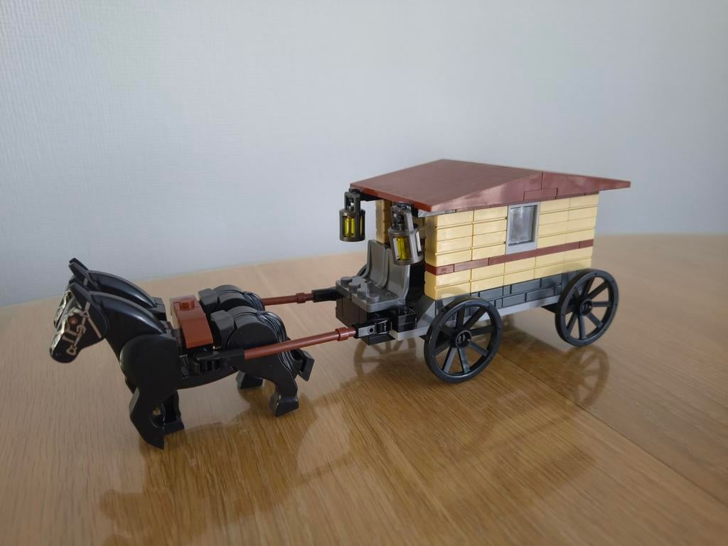 Middeleeuws Paard en Wagen bouwset LEGO compatibel, Ophalen of Verzenden, Zo goed als nieuw, Complete set, Castle