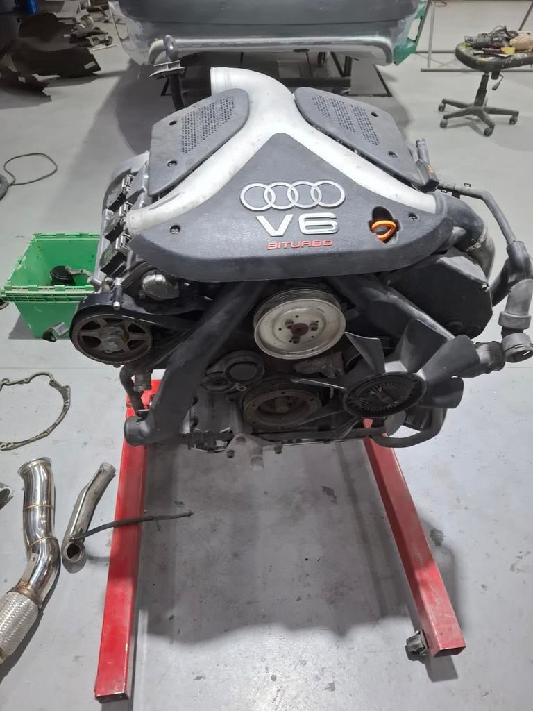 Audi S4 B5 2.7 Biturbo Motor met Single Turbo Kit, Auto-onderdelen, Motor en Toebehoren, Audi, Gebruikt, Ophalen