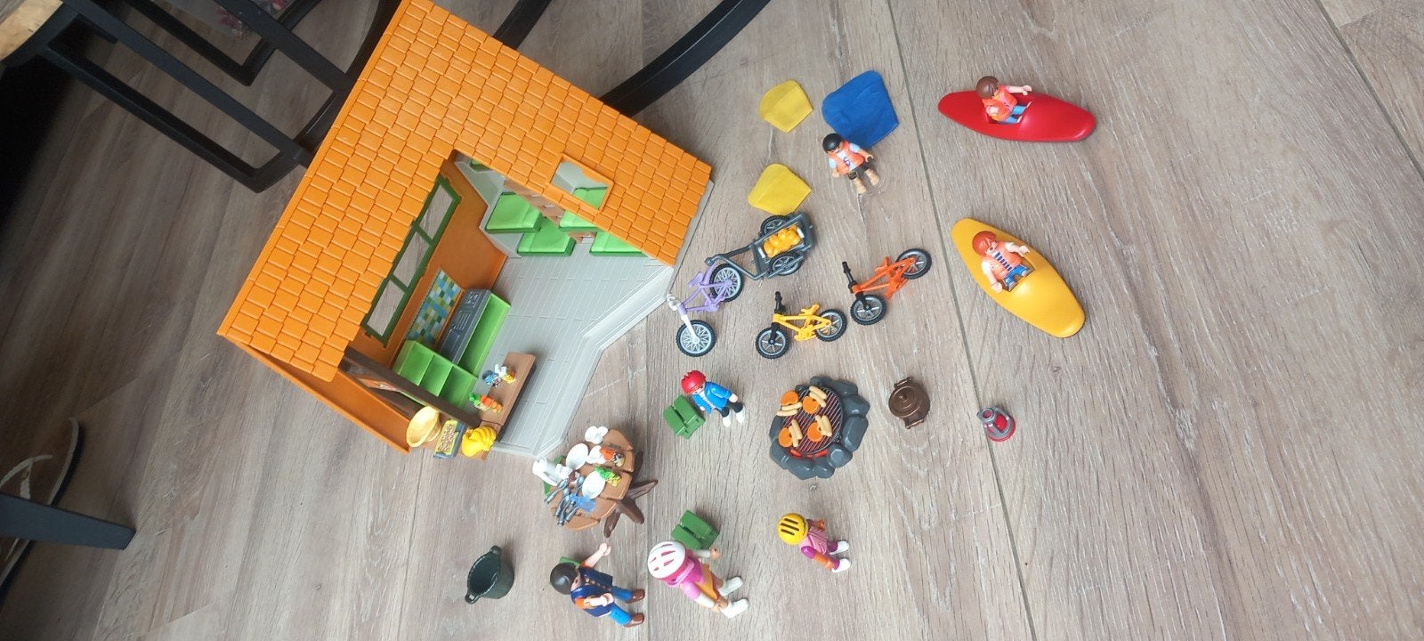 Playmobil vakantiehuis, Ophalen