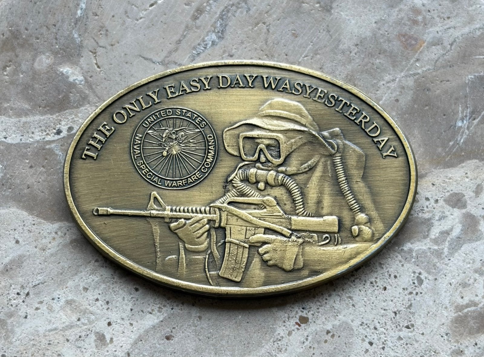 US Navy Seals coin, Ophalen of Verzenden, Marine, Amerika, Embleem of Badge