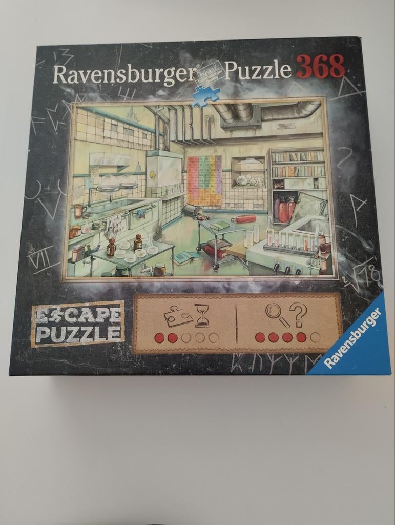 Ravensburger escape puzzle 368 stukken, Ophalen of Verzenden, Minder dan 500 stukjes, Zo goed als nieuw, Legpuzzel