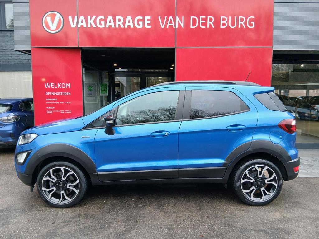 Ford EcoSport 1.0 EcoBoost Active Leder Navi Winterpack, Auto's, Ford, Voorwielaandrijving, 12 maanden, 125 pk, Gebruikt