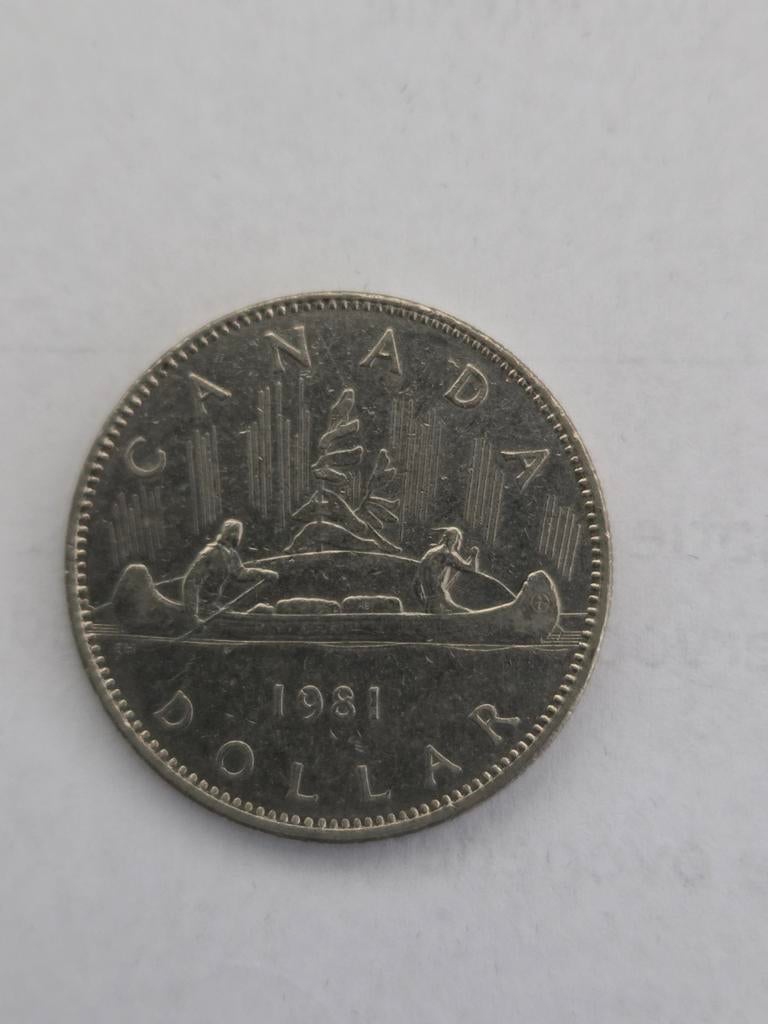 Canadese 1 Dollar Munt 1981 - Elizabeth II, Ophalen of Verzenden