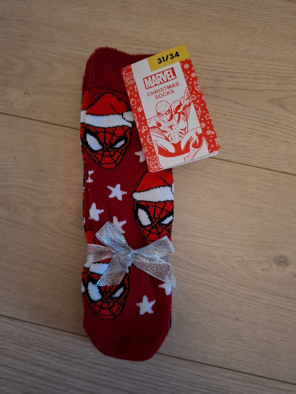 Marvel Spiderman Kerstsokken - Maat 31/34 (Nieuw), Jongen of Meisje, Nieuw, Ophalen of Verzenden, Marvel
