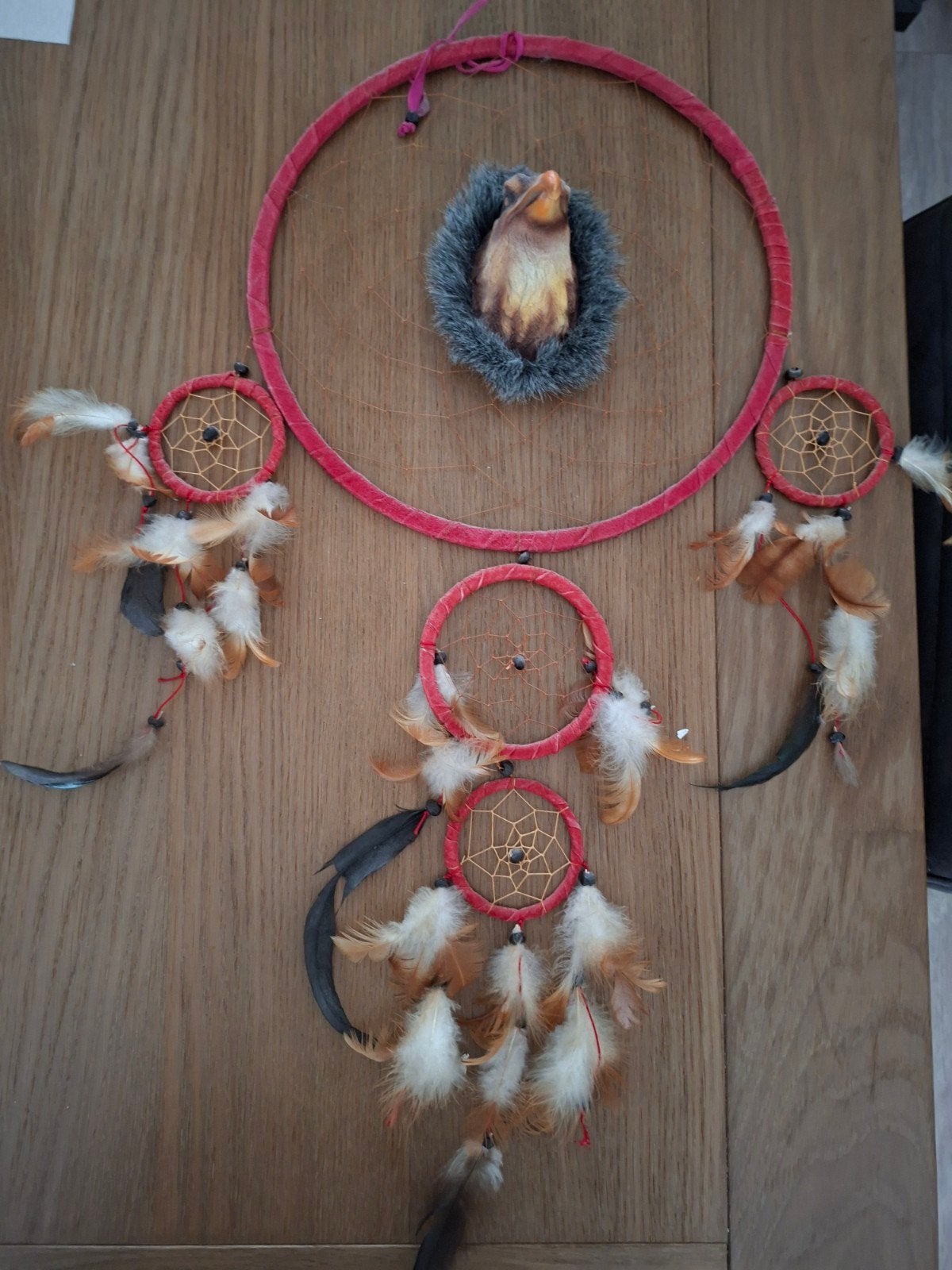 Dromenvanger met adelaarhoofd en veren, Gebruikt, Meerkleurig, Overige stijlen, Ophalen of Verzenden