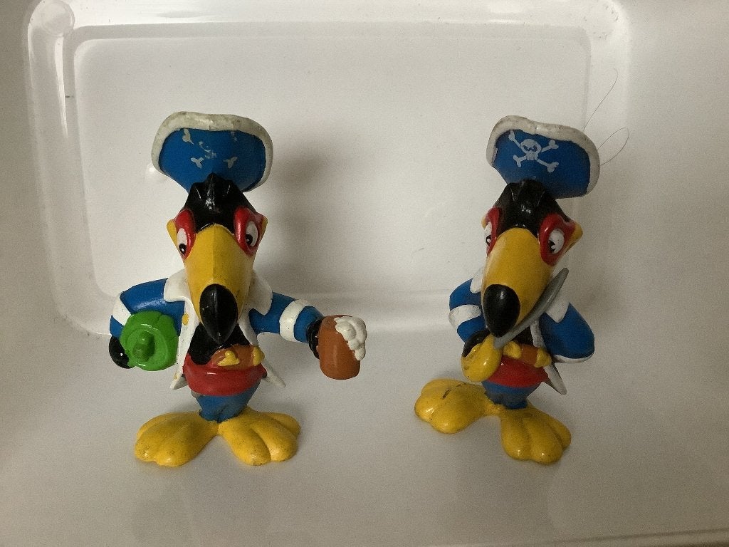 2x Valky de toekan van der Valk hotels 7-7,5 cm hoog 2 euro, Ophalen of Verzenden, Zo goed als nieuw