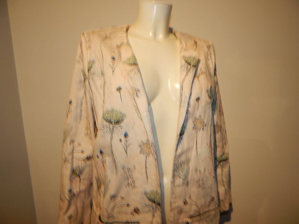 Pom Amsterdam langere blazer bloemen rupsjes print 40, Kleding | Dames, Maat 38/40 (M), Jasje, Gedragen, Pom Amsterdam