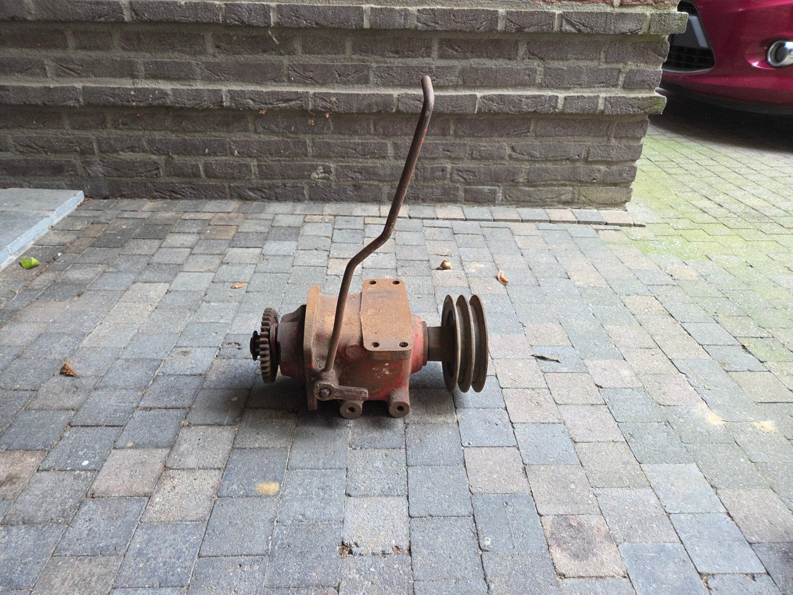 Maaibalk aandrijving Fahr D88 / Güldner Spessart, Ophalen