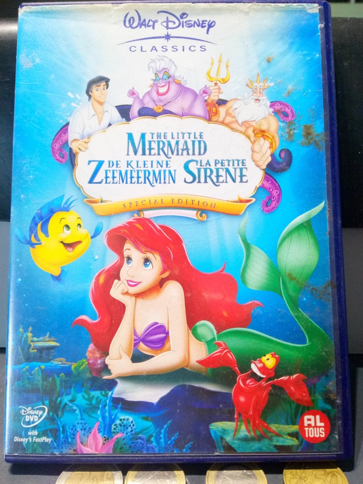 Disney De Kleine Zeemeermin DVD - Speciale Editie, Cd's en Dvd's, Dvd's | Kinderen en Jeugd, Gebruikt, Animatie, Alle leeftijden