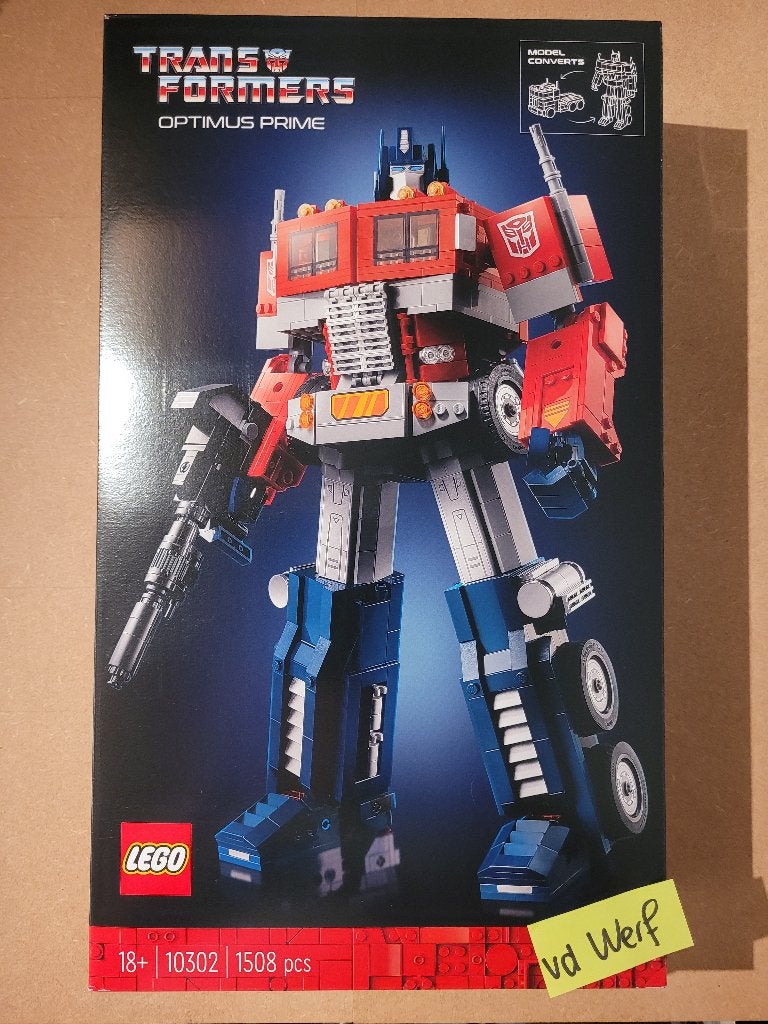 Lego 10302 Icons Optimus Prime, Lego, Nieuw, Ophalen of Verzenden, Icons