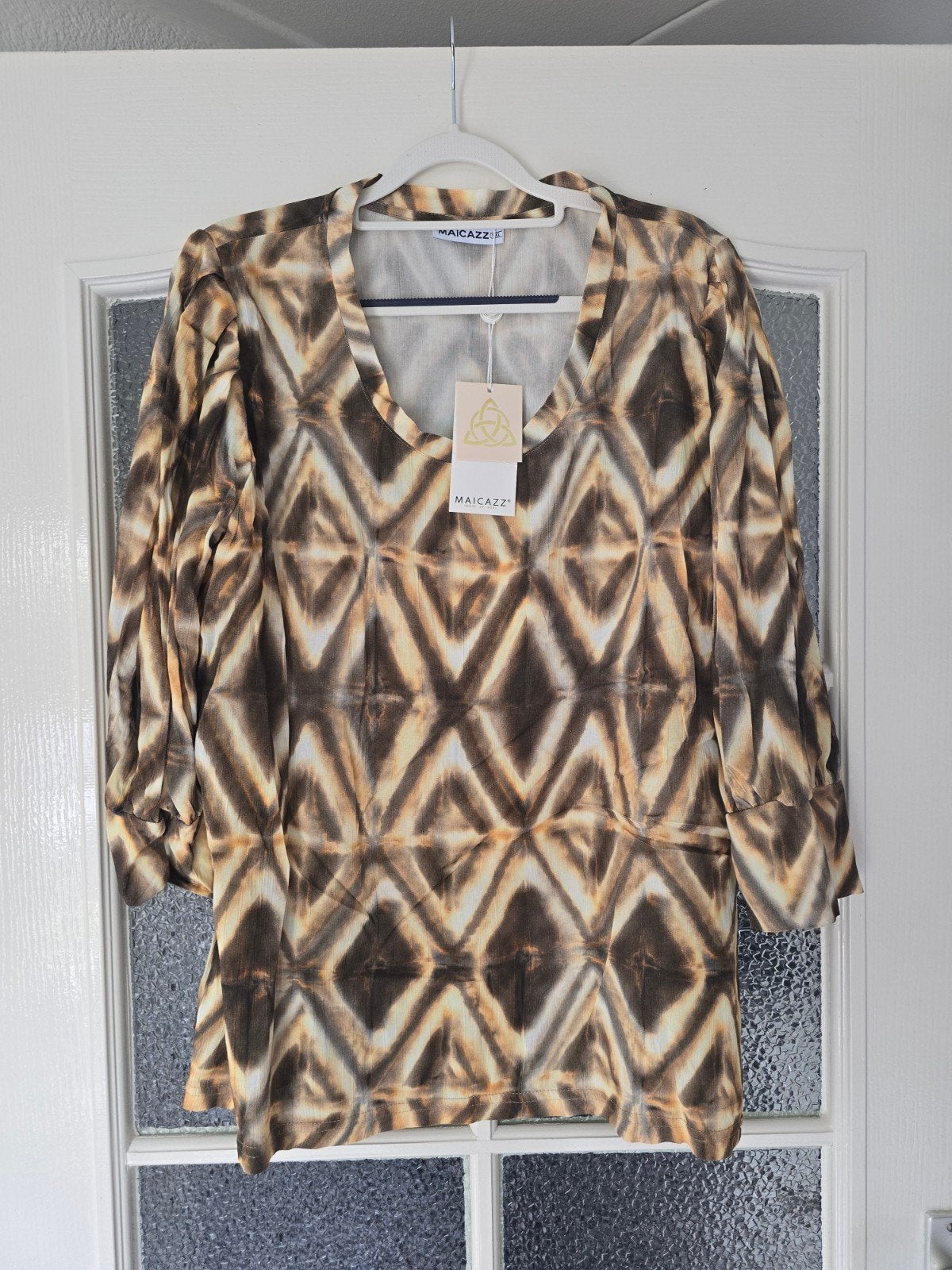 Nieuwe blouse maicazz xxl bruin, Ophalen of Verzenden, Nieuw, Maat 46/48 (XL) of groter, Bruin