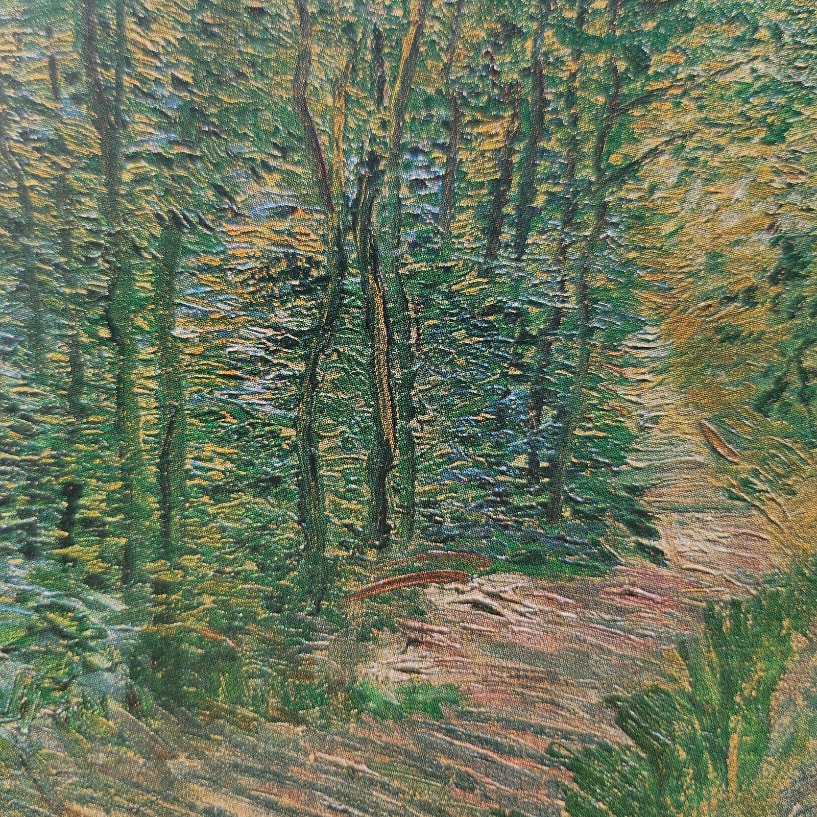 Kunstkaart Vincent van Gogh - Bospad, Parijs 1887, Verzenden, 1960 tot 1980, Ongelopen, Cultuur en Media