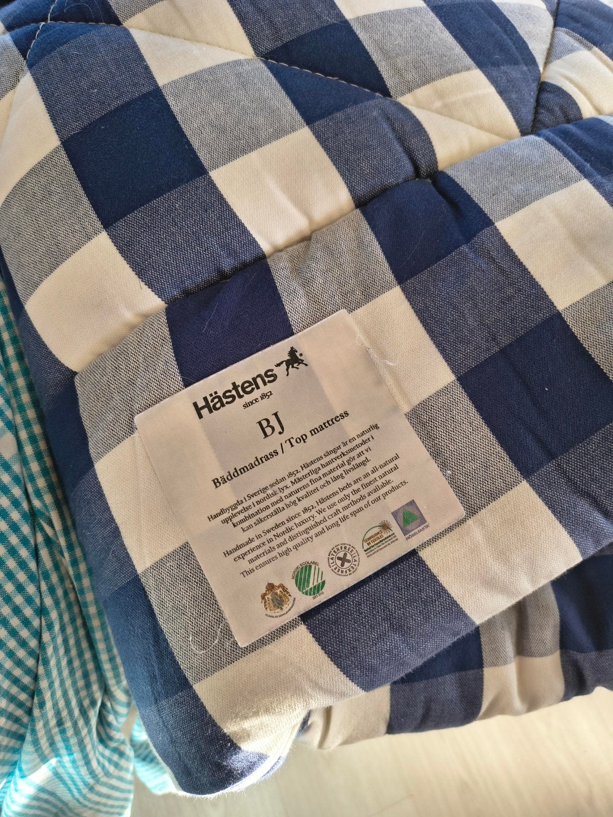 Hästens topper 1,8m x 2,0m, Ophalen, Zo goed als nieuw, Tweepersoons