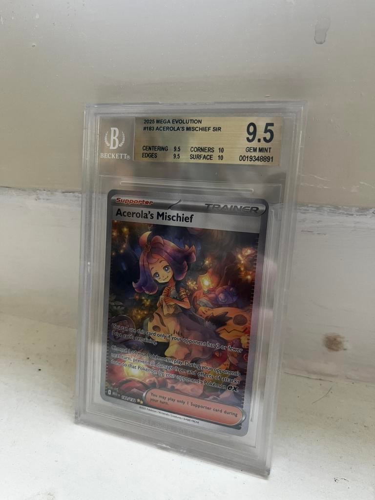 Acerola’s Misschief BGS 9,5, Hobby en Vrije tijd, Verzamelkaartspellen | Pokémon, Ophalen of Verzenden, Zo goed als nieuw
