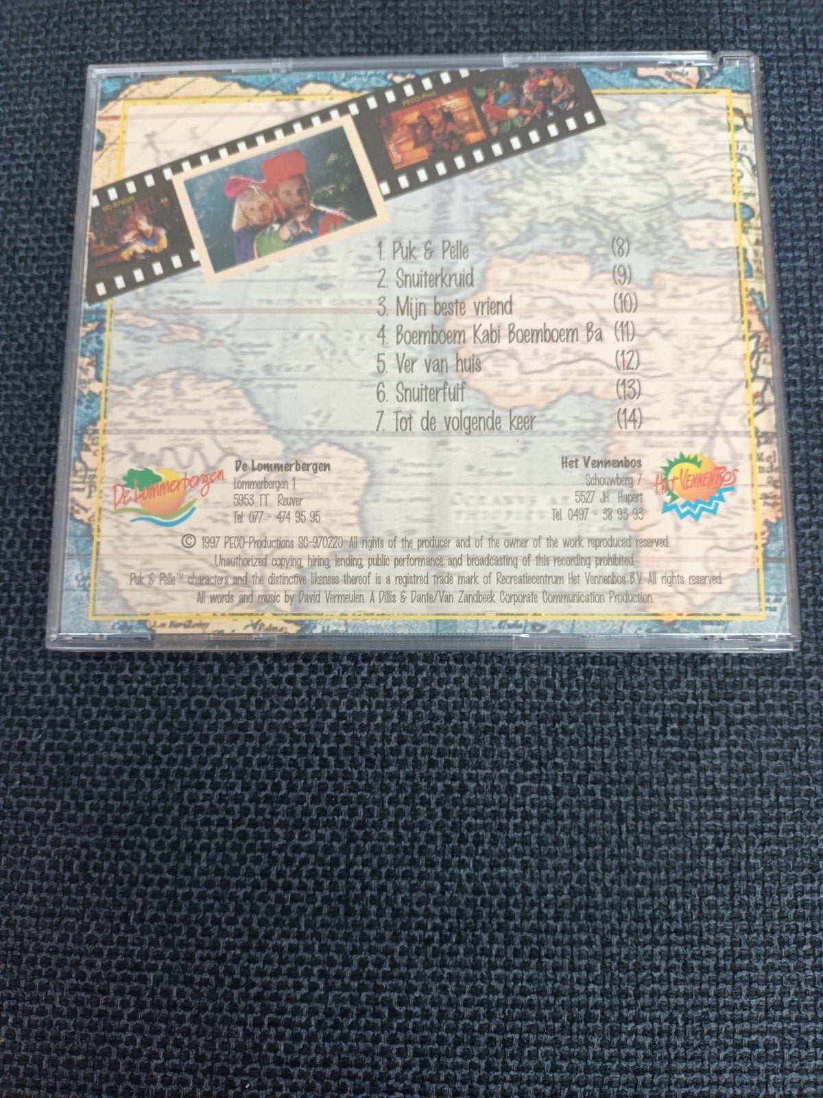 CD van jouw avontuurlijke vakantie vrienden PUK & PELLE, Ophalen of Verzenden, Zo goed als nieuw