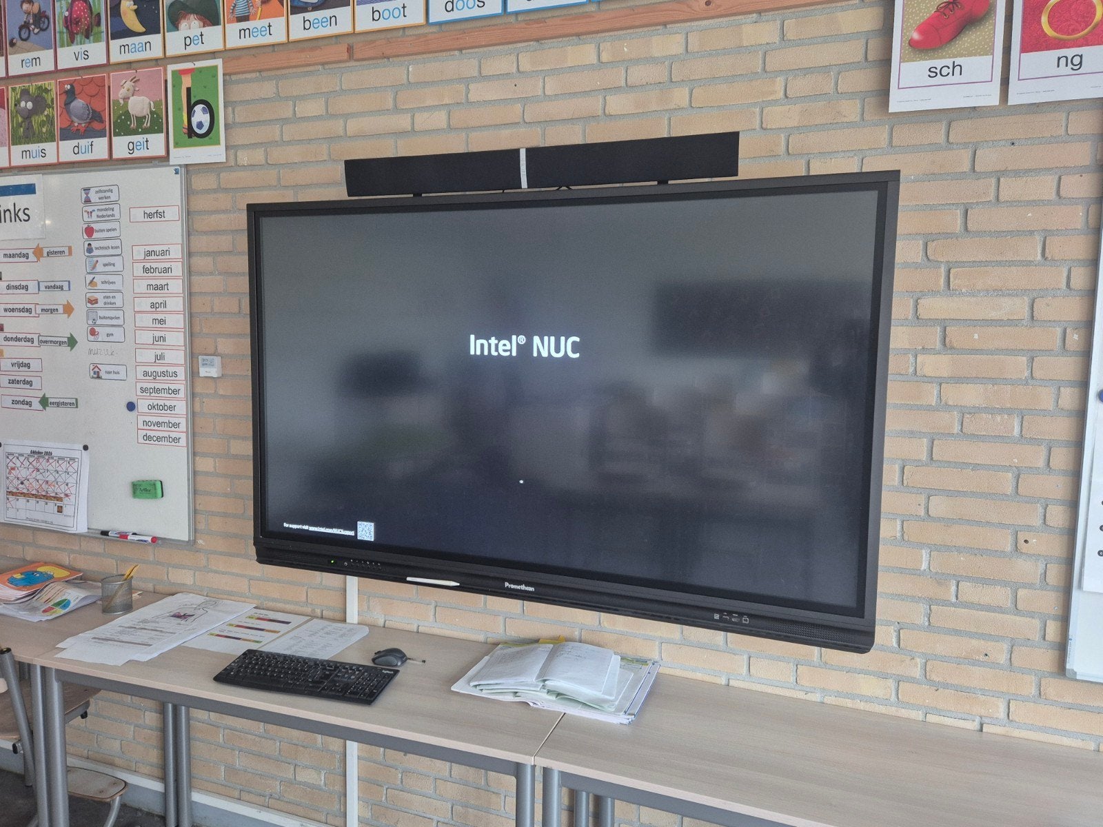 Promethean ActivPanel Digibord AP6-70 met speakers, Gebruikt, LED, Ultra HD (4K), Ophalen