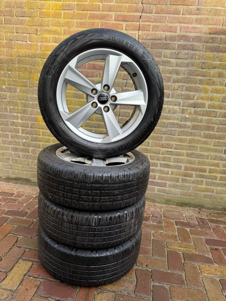 Originele Audi Q2 wielen 17inch zomerset, Ophalen, Banden en Velgen, 17 inch, Personenwagen