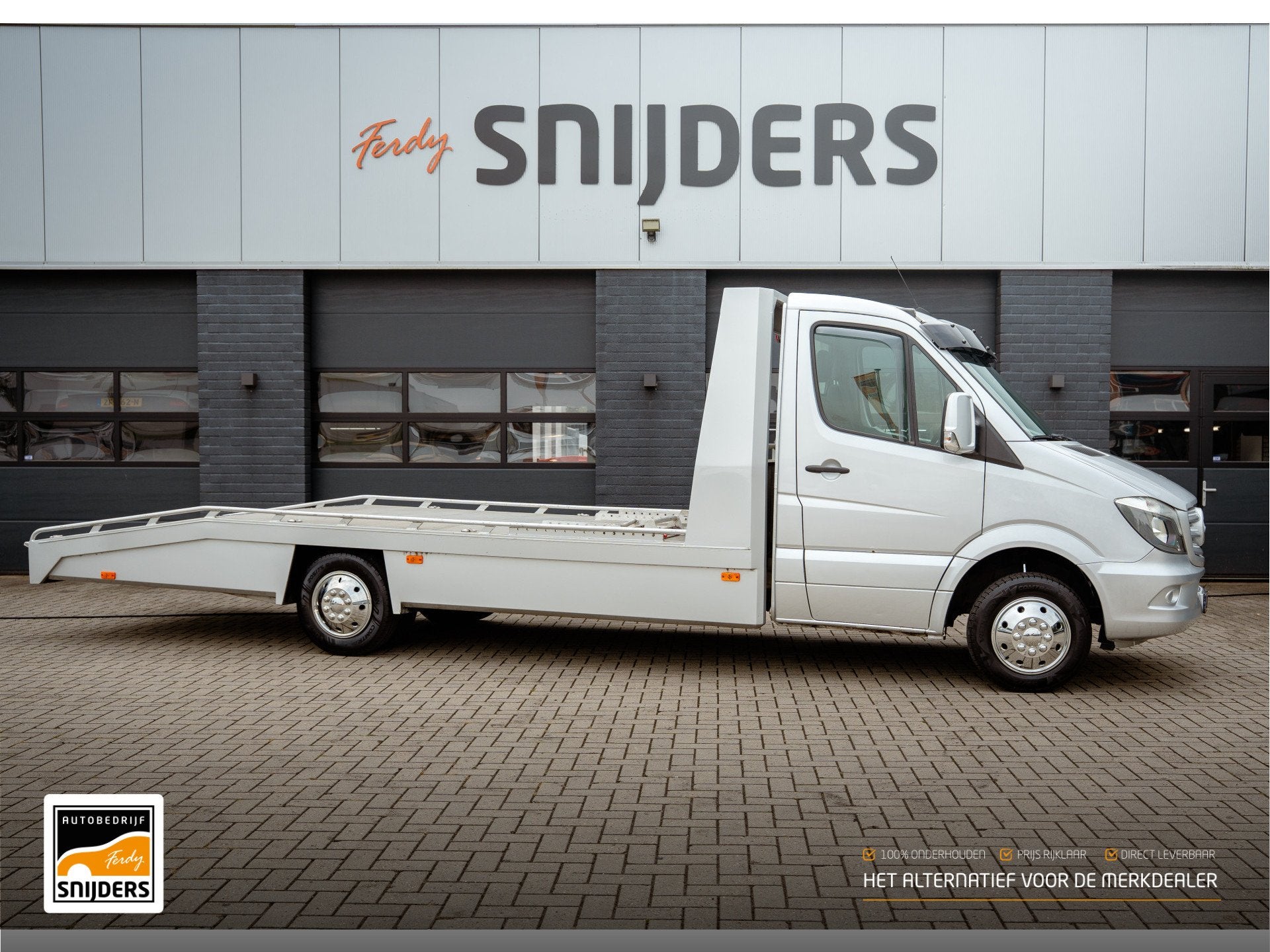 Mercedes-Benz Sprinter 518 3.0 CDI V6 TIJHOF OPRIJWAGEN | El, Elektrische ramen, Gebruikt, Zwart, 2987 cc