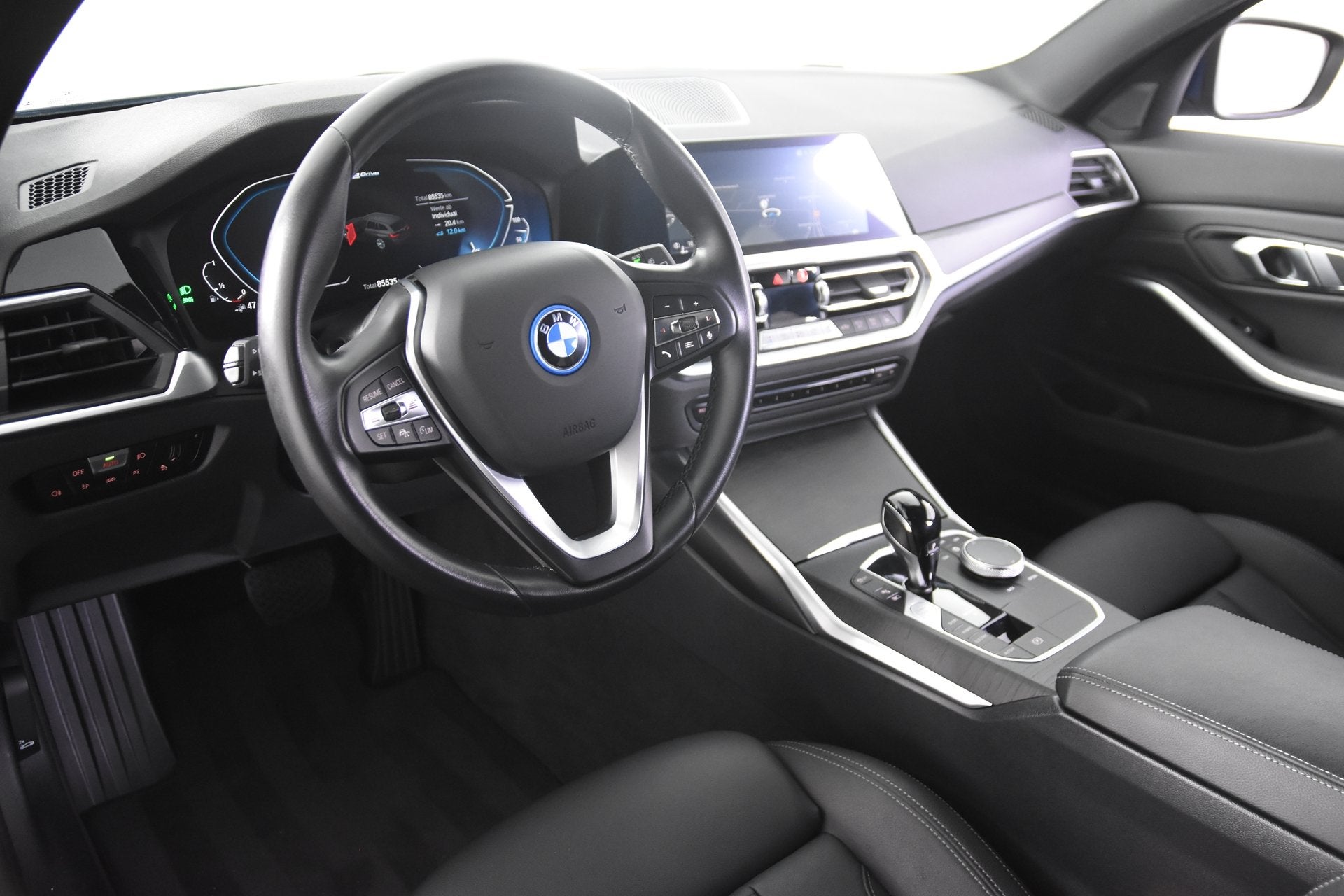BMW 3 Serie 320 e Touring *1ste Eigenaar*Leer*Stoelverwarmin, Gebruikt, 4 cilinders, Blauw, Hybride Elektrisch/Benzine