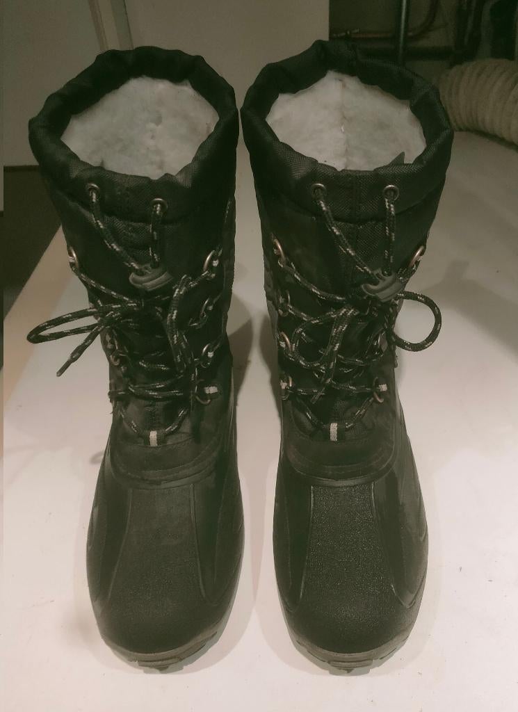 SALBER Grijs/zwart Snowboots heren maat 46/47., Kleding | Heren, Schoenen, Zo goed als nieuw, Boots, Zwart, Ophalen of Verzenden
