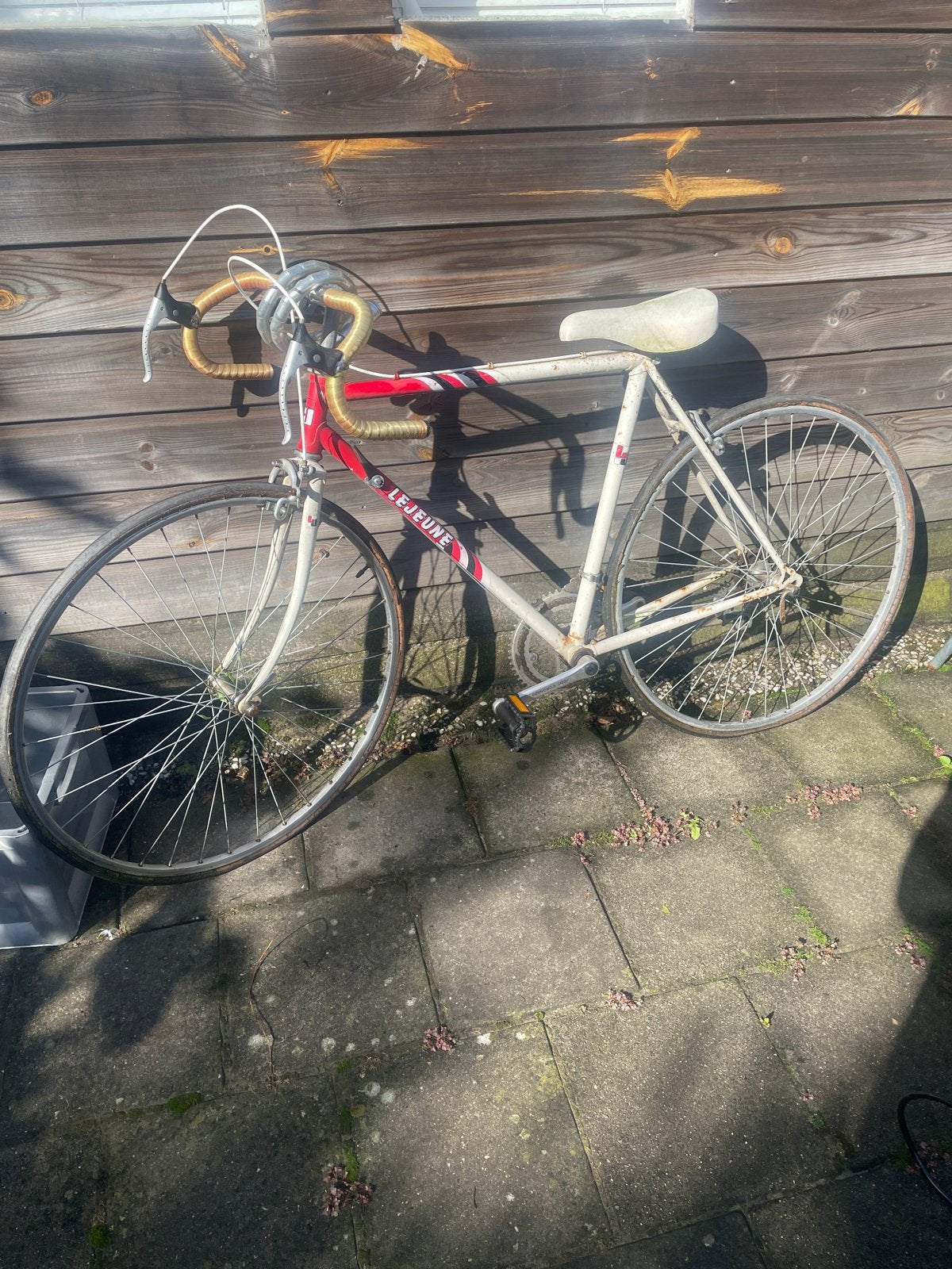 Vintage Lejeune racefiets - Opknapper, Fietsen en Brommers, Gebruikt, Staal, 53 tot 57 cm, Ophalen