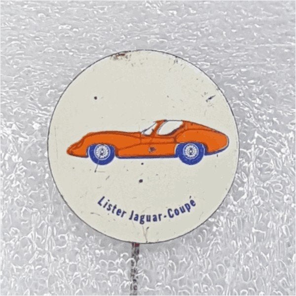 SP0493 Speldje Lister Jaguar-Coupe, Ophalen of Verzenden, Gebruikt, Overige onderwerpen