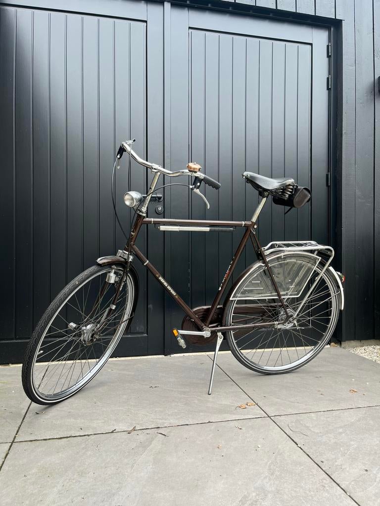 Retro Herenfiets Jaren 80 61cm, Fietsen en Brommers, Fietsen | Heren | Herenfietsen, Gebruikt, Versnellingen, 57 tot 61 cm, Ophalen