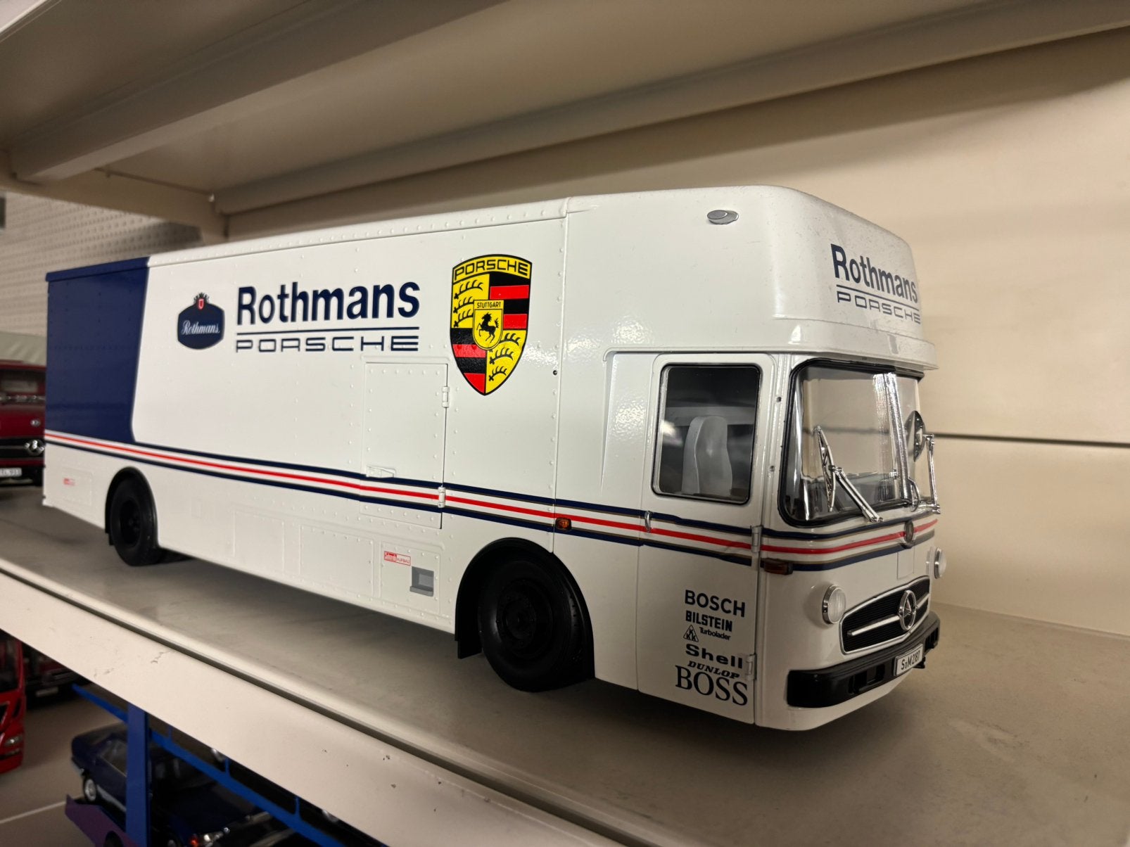 Mercedes 0317 rothmans rentransporter porsche CMR 1.18, Hobby en Vrije tijd, Overige merken, Ophalen of Verzenden, A, A
