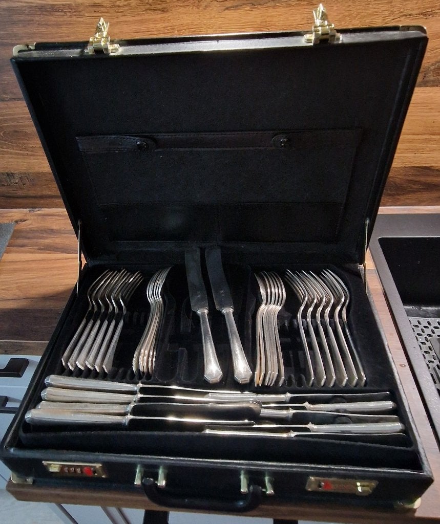 antieke WMF Art Deco bestekset (35-delig) – Verzilverd 90, Ophalen