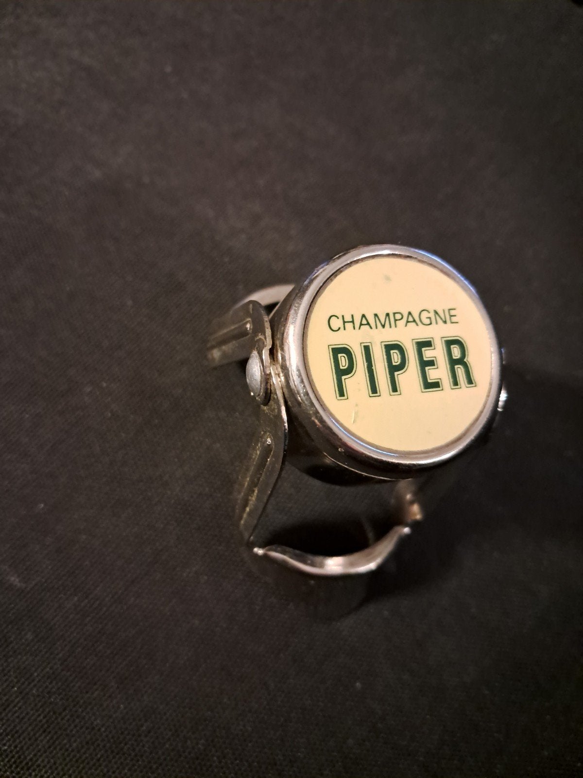 Vintage Champagne Flesstopper - Piper, Ophalen of Verzenden, Gebruikt