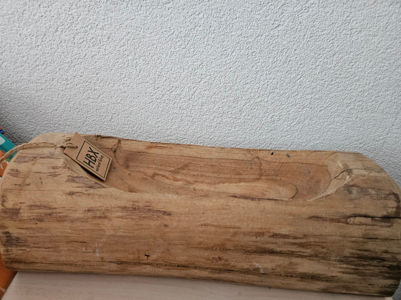 houten boomstam, Ophalen, Zo goed als nieuw, Rond, Hout