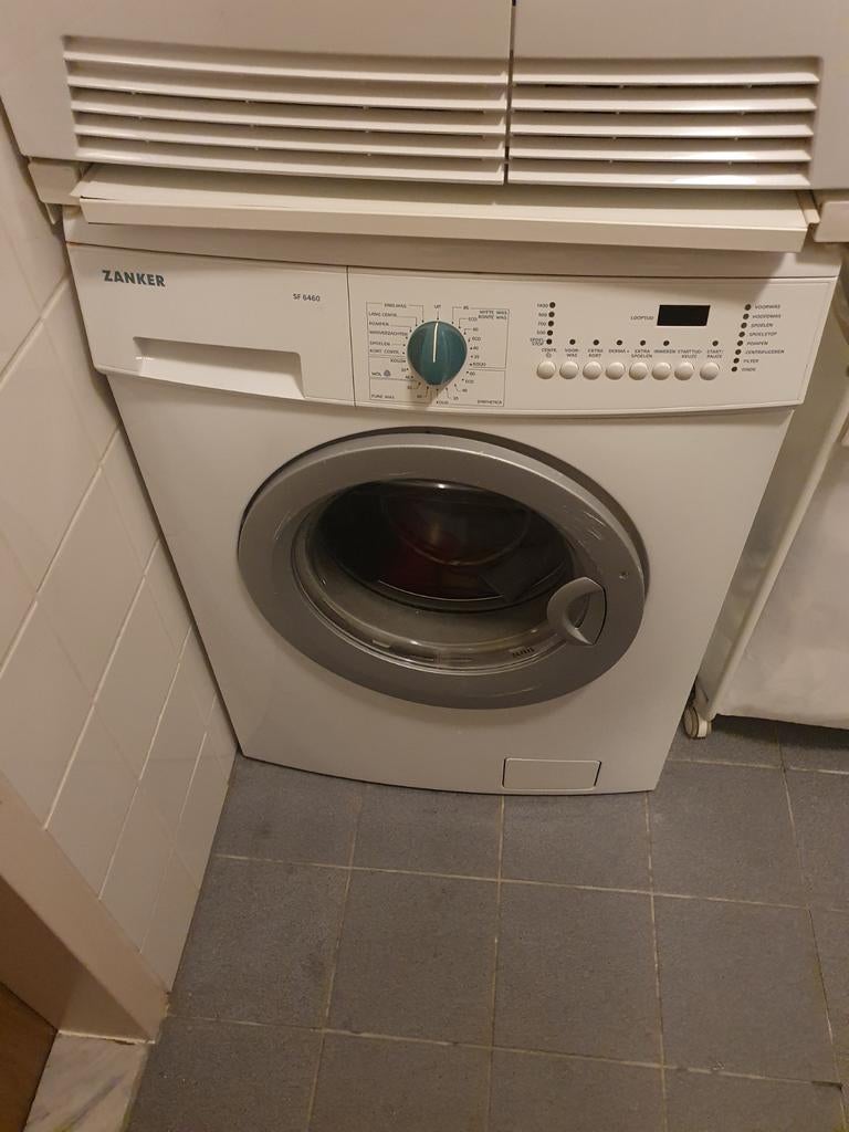 Zanker wasmachine SF6460 P6848648, Witgoed en Apparatuur, Wasmachines, Ophalen, Gebruikt, Voorlader, 1200 tot 1600 toeren