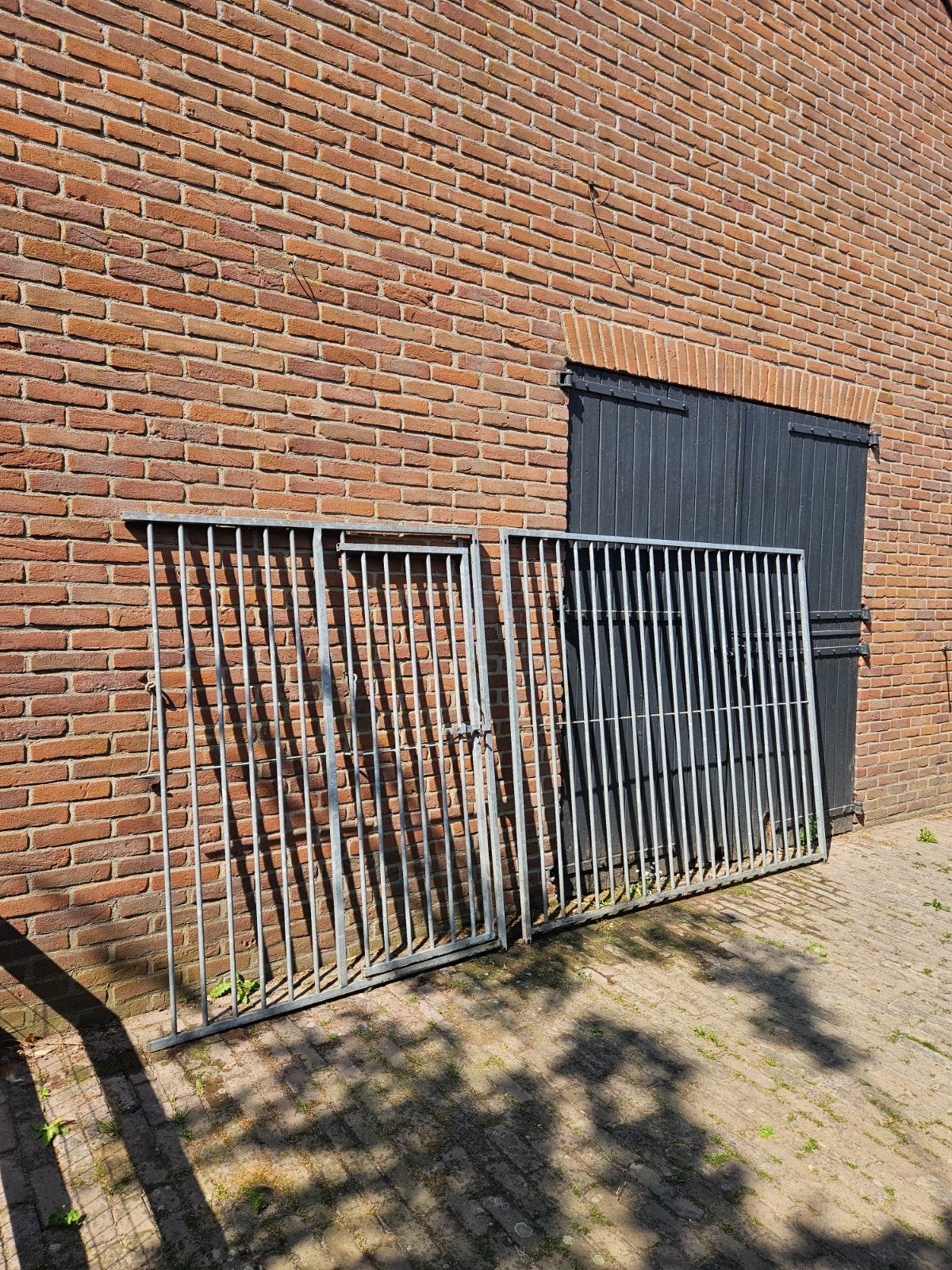 2 kenneldelen,  gegalvaniseerd, Ophalen, Hondenkennel, 100 cm of meer, 110 cm of meer