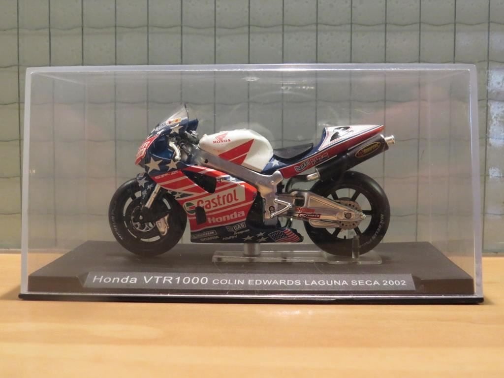 Colin Edwards Honda VTR1000 Laguna Seca 2002 1:24, Serviceclientele@altaya.be, Nieuw, Ophalen of Verzenden, Motor