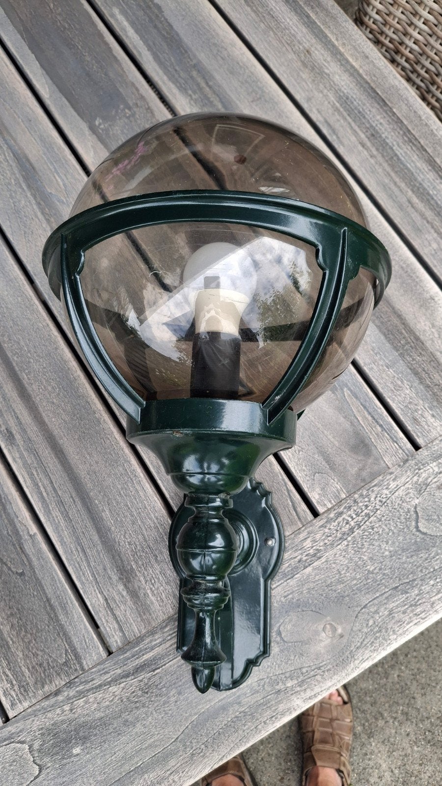 Buitenlamp staand, Ophalen, Gebruikt, Netvoeding, Wandlamp