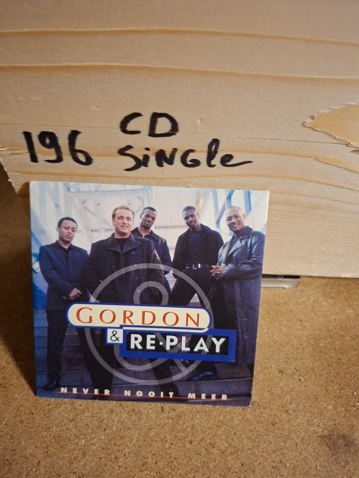 Gordon & Re-Play - Never Nooit Meer CD Single, Cd's en Dvd's, Ophalen of Verzenden, Gebruikt, Nederlandstalig