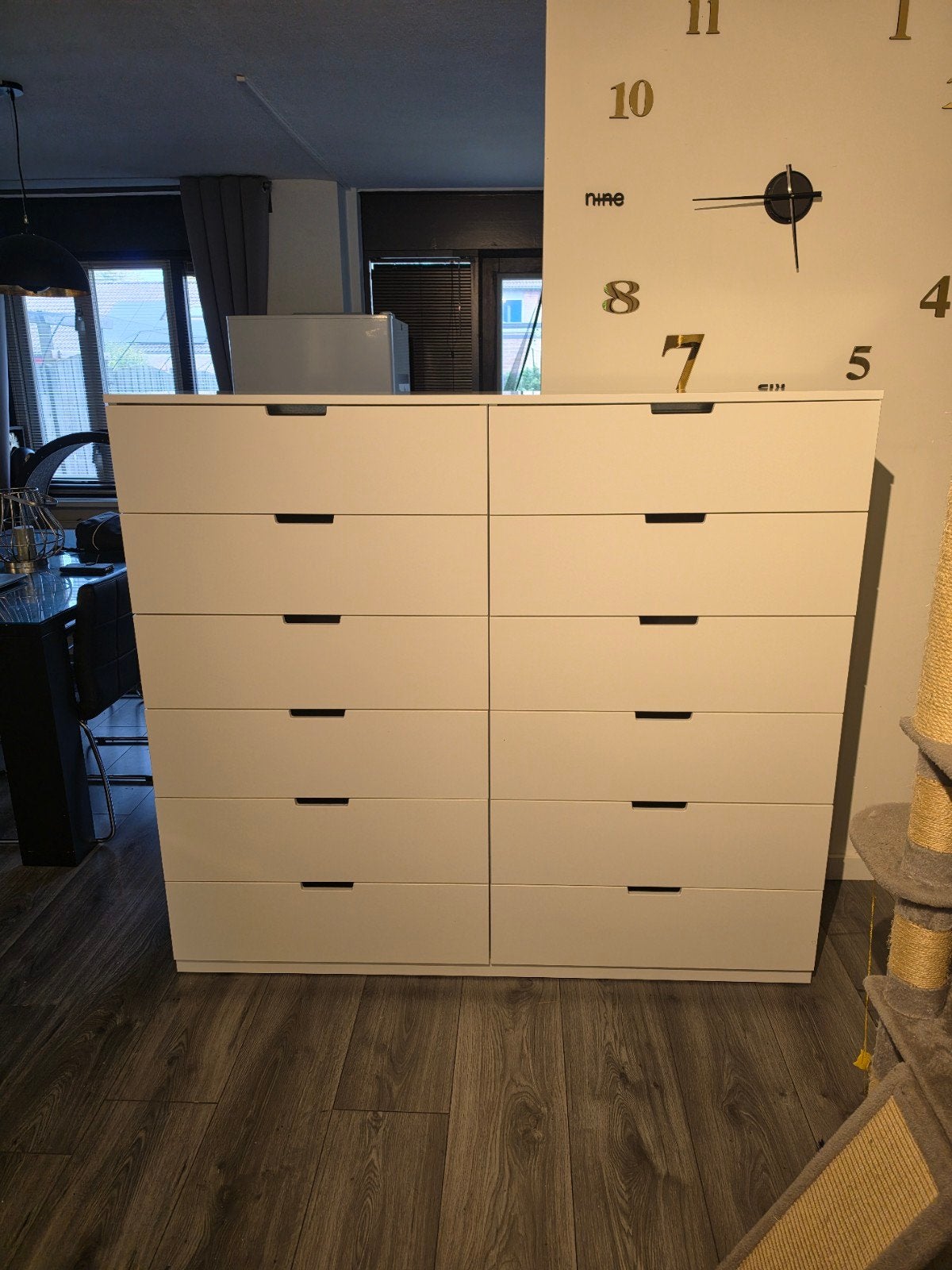 I.Z.G.S. Ikea nordli ladekast wit met 12 lades., Ophalen, 5 laden of meer, Zo goed als nieuw, Minder dan 100 cm