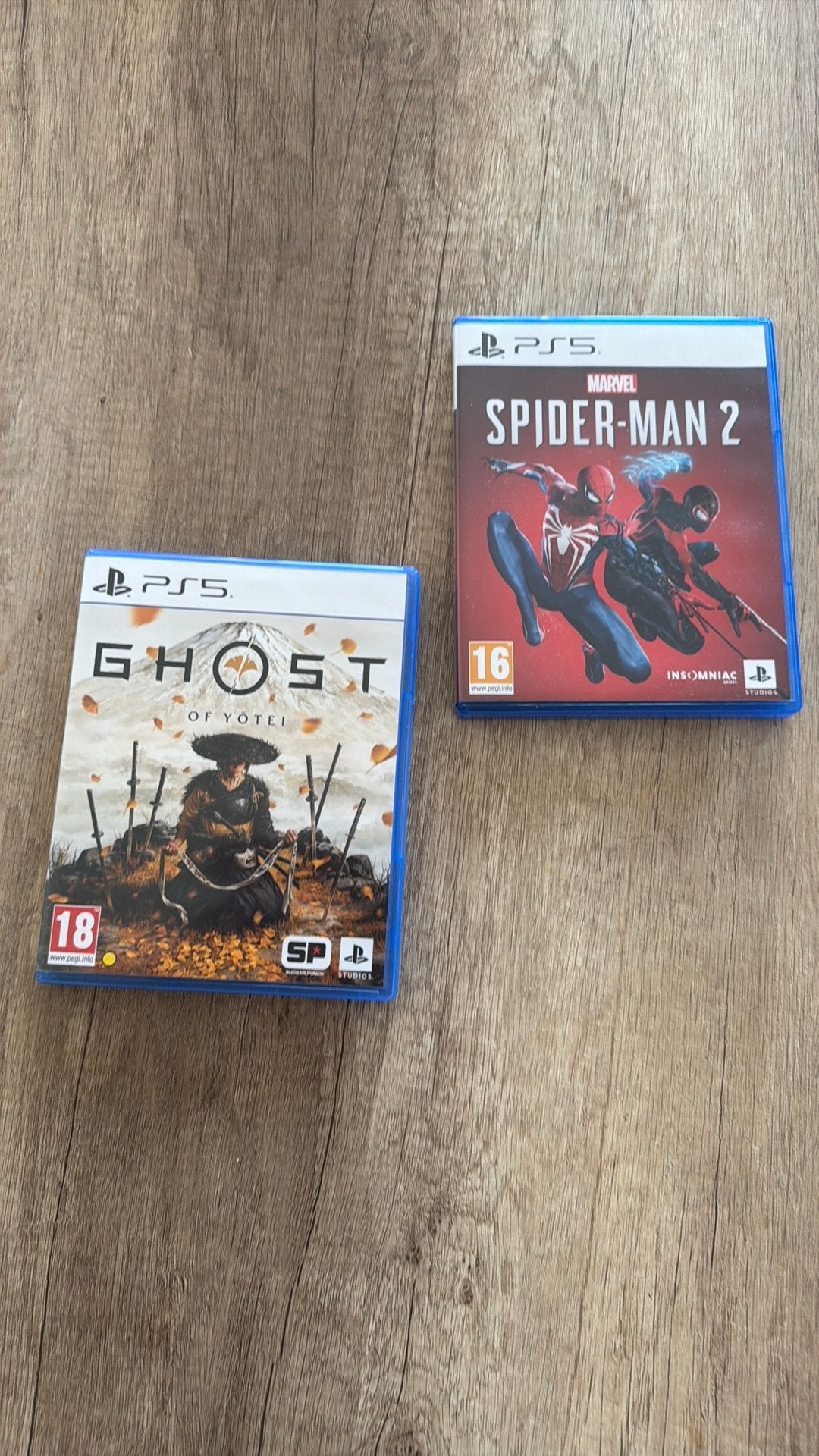 Ghost of Yotei and Spiderman 2 PS5