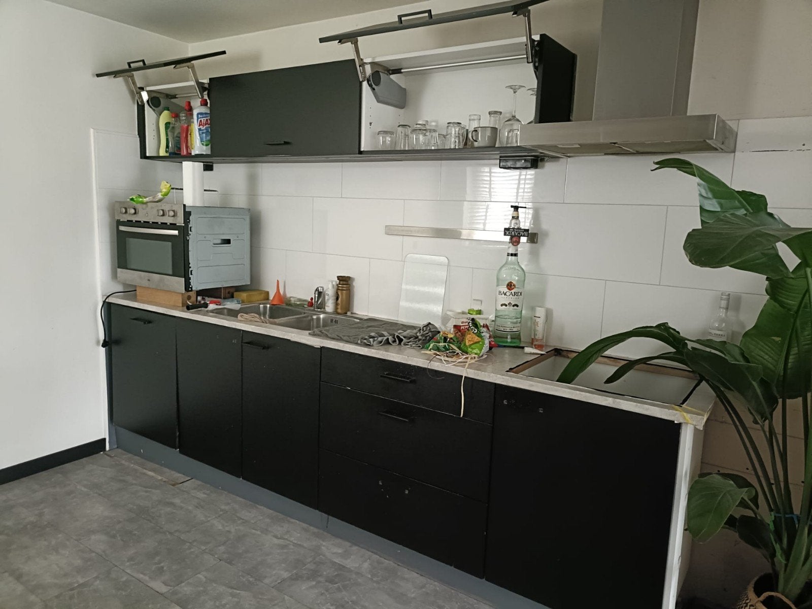 Gratis keuken, Huis en Inrichting, Keuken | Complete keukens, Ophalen, Gebruikt, Hout, Enkelwandige keuken