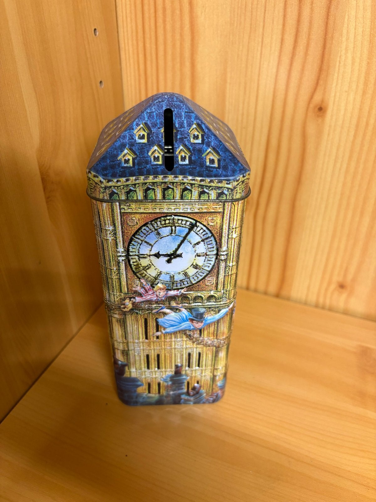 Big Ben Spaarpot - Uniek en Decoratief, Ophalen, Gebruikt, Metaal of Blik, Object of Gebouw