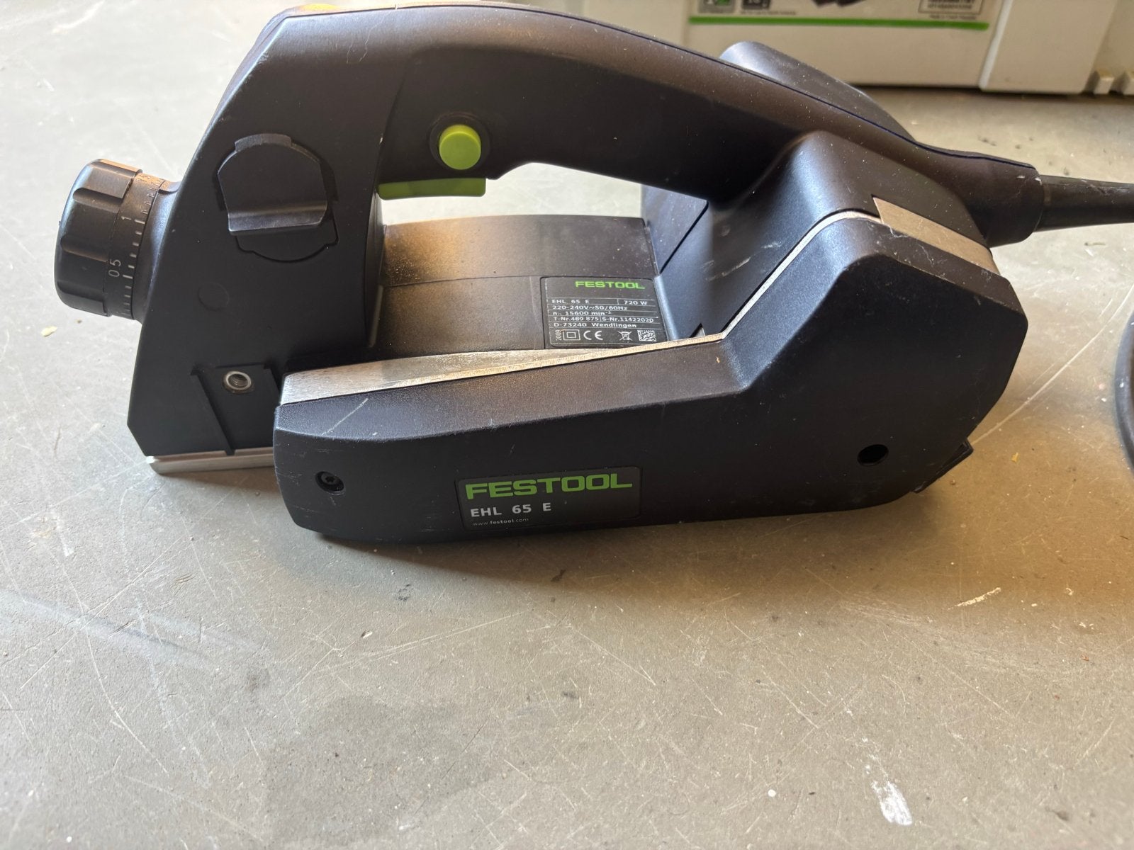 Festool EHL 65 E-Plus schaafmachine met nieuwe messen, Ophalen of Verzenden, Gebruikt