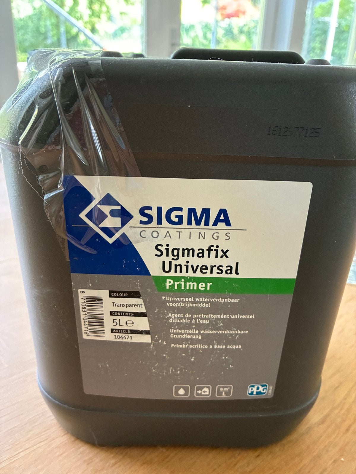 5 liter Sigma sigmafix Universal Primer (ongeopend), Ophalen, 5 tot 10 liter, Wit, Nieuw