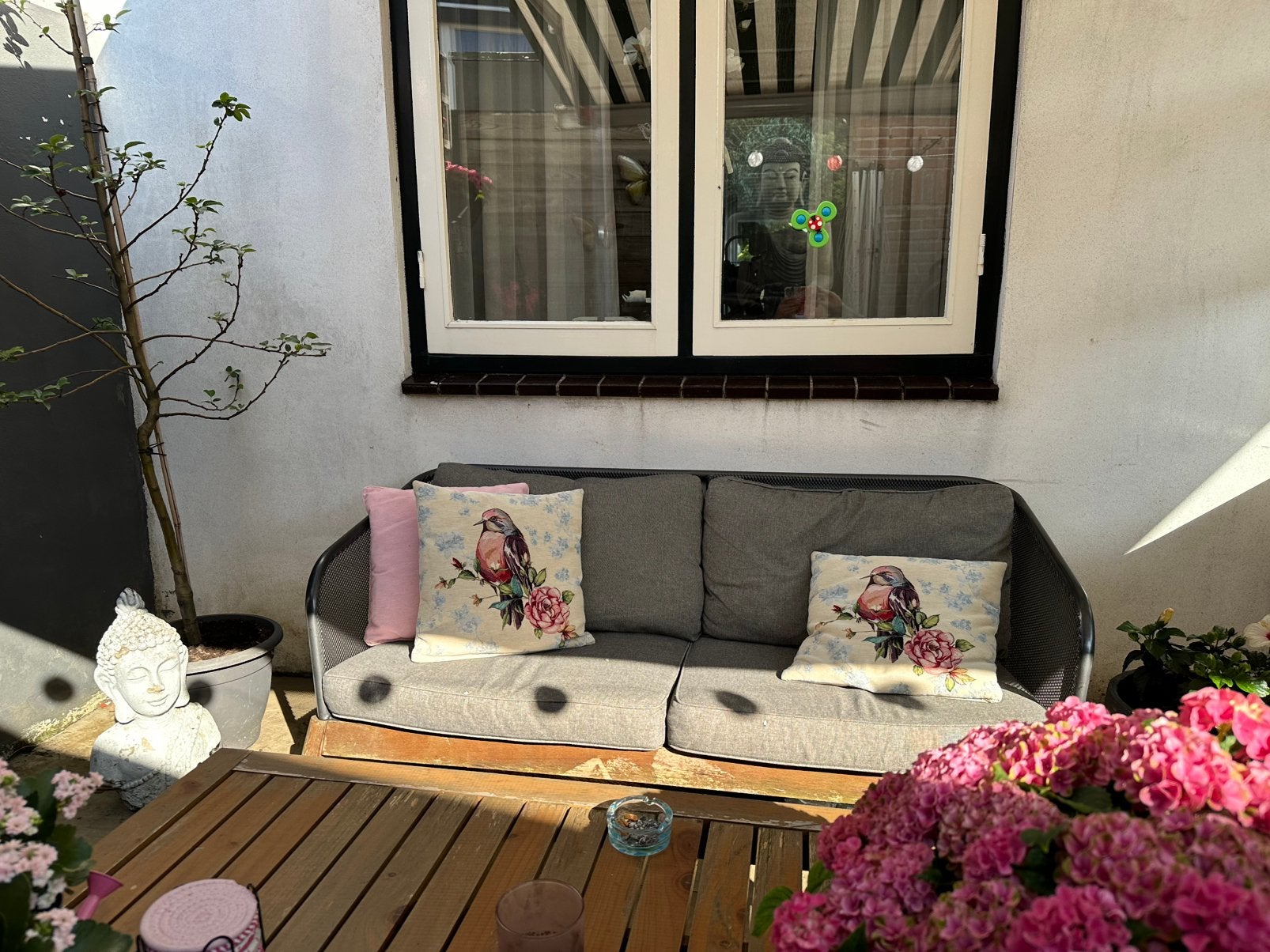 Tuinset, Tuin en Terras, Tuinsets en Loungesets, Gebruikt, Bank, Ophalen