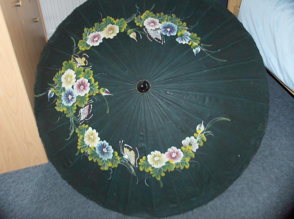 paraplu thailand handmake beschilderd, Ophalen of Verzenden