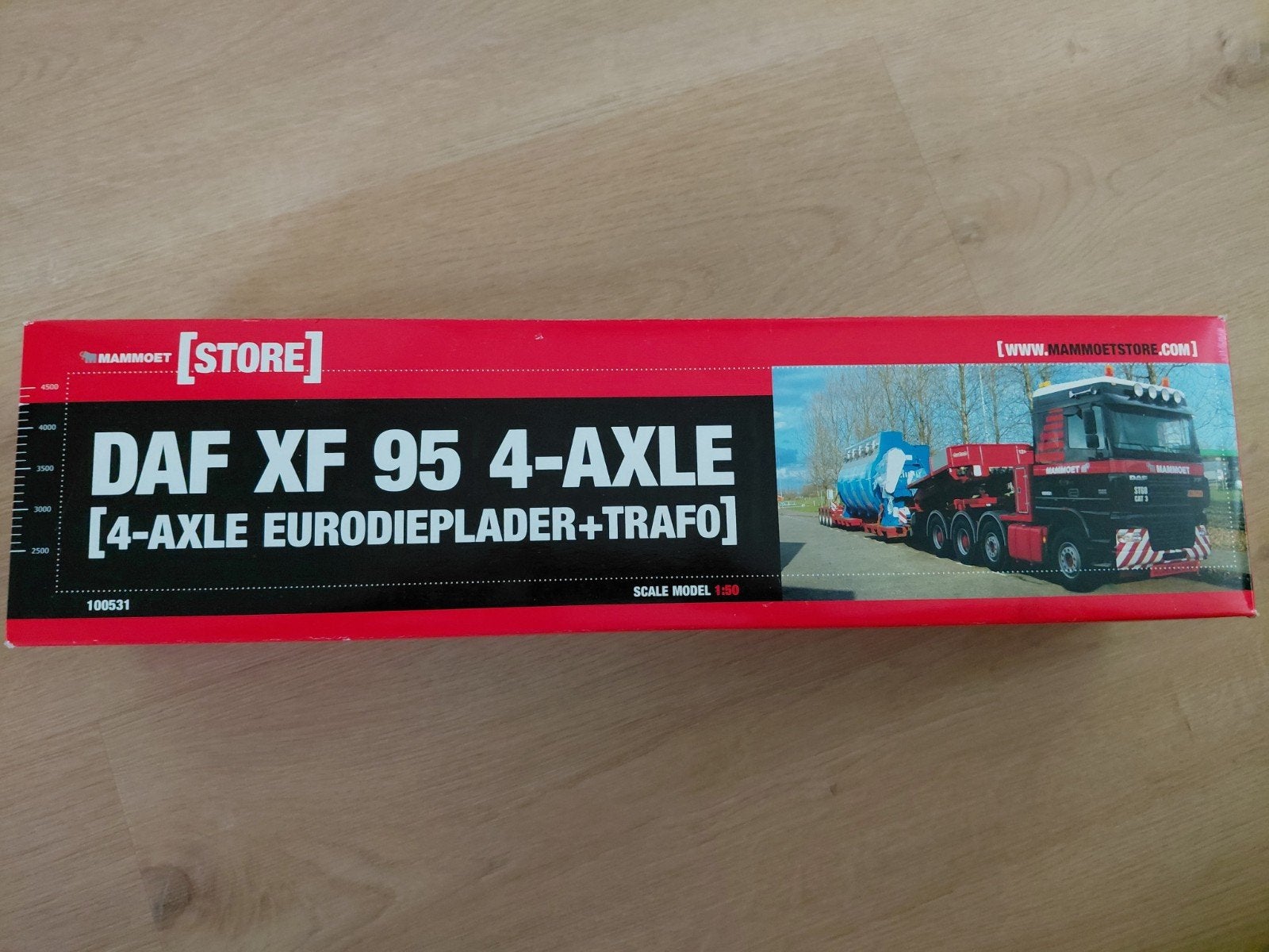 MAMMOET WSI DAF XF 95 4 AXLE  EURO DIEPLADER + TRAFO., Ophalen of Verzenden, Zo goed als nieuw, Bus of Vrachtwagen, Wsi