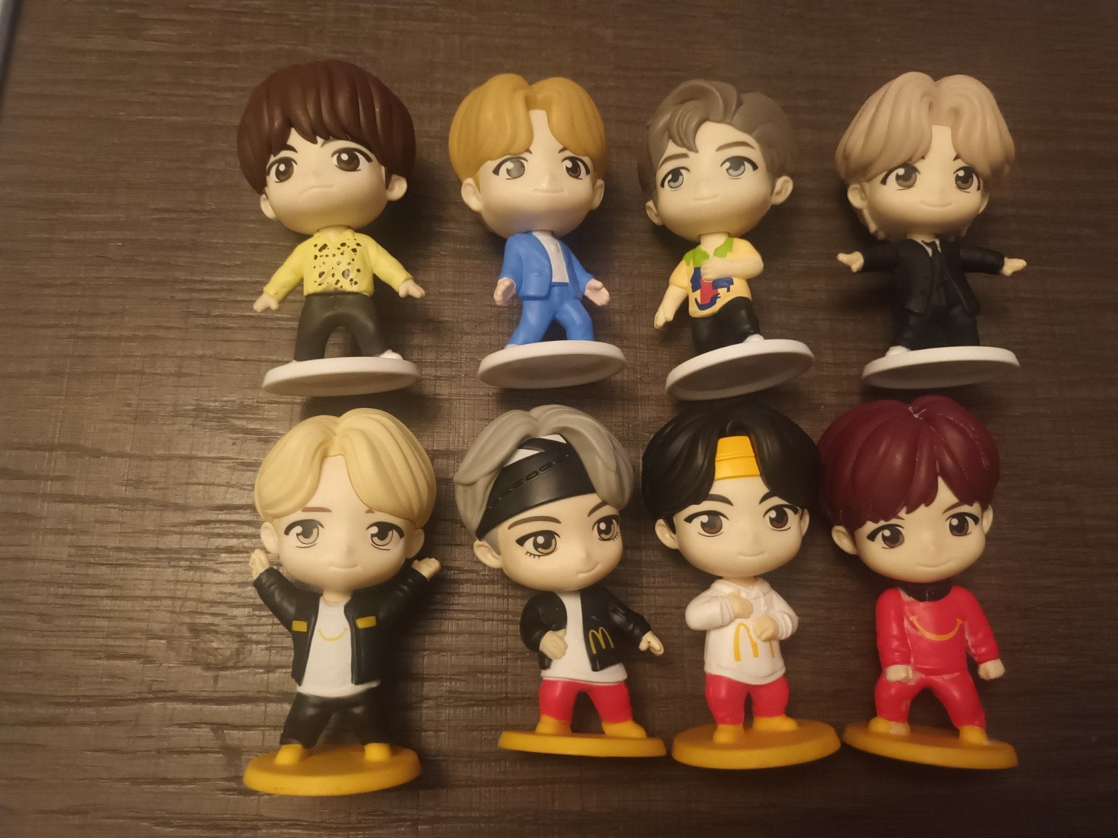 8 poppetjes Bts McDonalds, Verzenden, Zo goed als nieuw