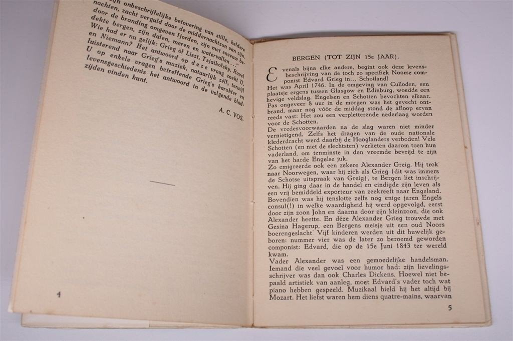 Edvard Grieg: Het Leven — Musica-serie Nr. 16 [ca. 1951], Boeken, Ophalen of Verzenden, Gelezen, Artiest
